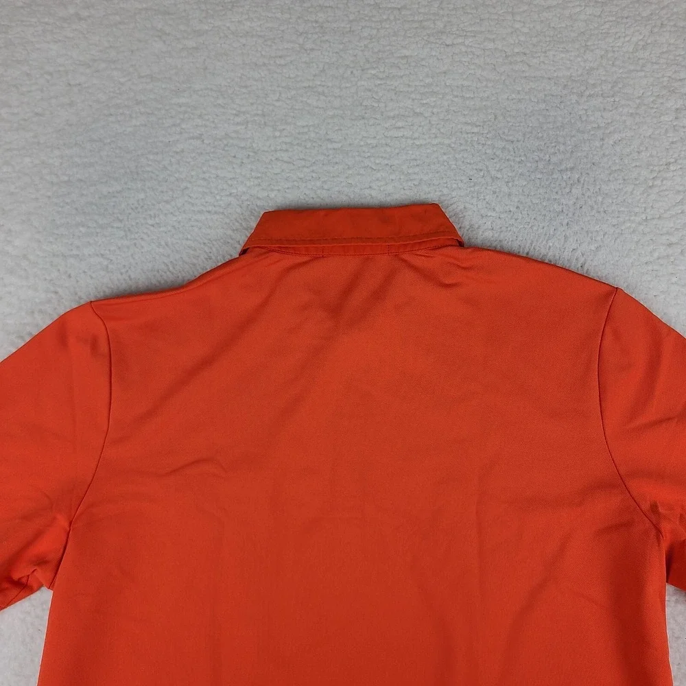 RLX Ralph Lauren‎ Polo Shirt Mens Large Dark Orange Performance Golf Pocket *